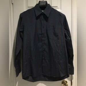 Milestone Colourful Pinstripe Dress Shirt with Textured Fabric